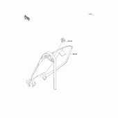 Схема вузла: Аксесуари для Kawasaki KX250/ KX252 KX250