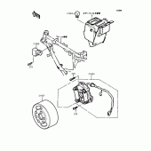 Схема вузла: Генератор для Kawasaki KMX50 KSR-I