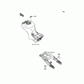 Схема узла: Информационные наклейки для Kawasaki ZX1400 ZZR1400 ABS