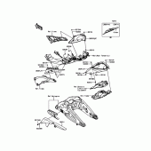 Схема узла: Side Covers/Chain Cover для Kawasaki ZX1000 Ninja ZX-10R ABS