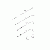 Схема узла: Тросики для Kawasaki ZR800 Z800