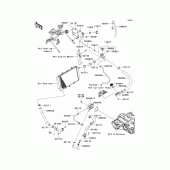 Схема вузла: Water pipe(1/2) для Kawasaki KLZ1000 Versys 1000