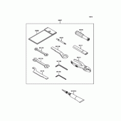 Схема вузла: Набір інструментів для Kawasaki EX250 Ninja 250