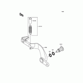 Схема вузла: Лапка гальма для Kawasaki KX85 KX85