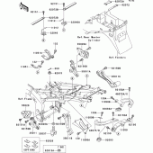 Схема узла: Батарейный отсек для Kawasaki ZX600 Ninja ZX-6R