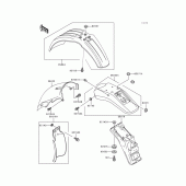 Схема вузла: Крило для Kawasaki KLX300R