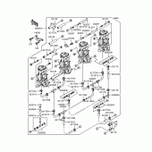 Схема узла: Карбюратор для Kawasaki ZX750 Ninja ZX-7RR