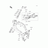 Схема вузла: Рама для Kawasaki ZX636 Ninja ZX-6R
