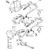 Схема узла: Система зажигания для Kawasaki VN1500 VN-15