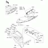 Схема вузла: Taillight(s) для Kawasaki ZX636 Ninja ZX-6R