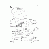 Схема вузла: Fuel evaporative system(ca) для Kawasaki ZR1000 Z1000