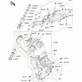 Схема узла: Рама для Kawasaki ZX1200 Ninja ZX-12R