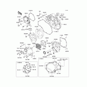 Схема вузла: Engine cover(s) до Kawasaki ZX1200 ZZR1200