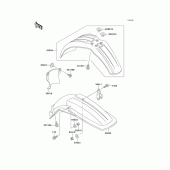 Схема узла: Крыло для Kawasaki KX500