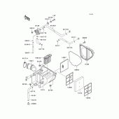 Схема узла: Воздушный фильтр для Kawasaki BR125 Bajaj Wind