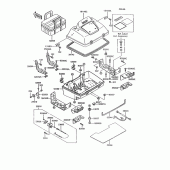 Схема вузла: Accessory(1/2)(trunk)(zg1200-b8/b9) для Kawasaki ZG1200 Voyager XII