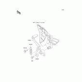 Схема вузла: Лапка гальма для Kawasaki ZR750 ZR-7