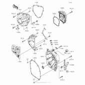 Схема вузла: Engine Cover(S) для Kawasaki ZX1000 Ninja 1000 ABS