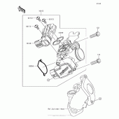 Схема вузла: Throttle для Kawasaki BR125 Z125 Pro