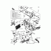 Схема вузла: Електроустаткування для Kawasaki BX250 NINJA 250SL