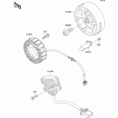 Схема вузла: Генератор для Kawasaki ER500 ER-5
