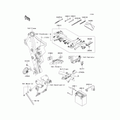 Схема узла: Электрооборудование для Kawasaki KLX250 KLX250S