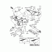 Схема вузла: Side Covers/Chain Cover для Kawasaki KLX250 KLX250