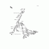 Схема вузла: Frame(a9f) для Kawasaki KLE650 Versys 650