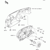 Схема узла: Headlight(s) для Kawasaki EX650 Ninja 650 ABS