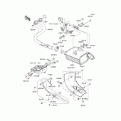 Схема узла: Выхлопная система (s) для Kawasaki KLE650 Versys 650