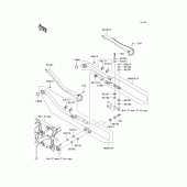 Схема вузла: Вихлопна система для Kawasaki VN900 VN900 Classic