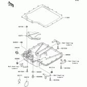 Схема вузла: Oil pan для Kawasaki ZX1400 Ninja ZX-14