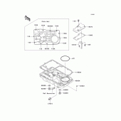 Схема узла: Масляный поддон для Kawasaki ZG1200 Voyager XII