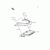 Схема вузла: Side Covers для Kawasaki ZX1000 Ninja 1000 ABS