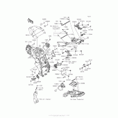 Схема узла: Крепление двигателя для Kawasaki ZX1400 Ninja ZX-14R