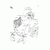 Схема вузла: Труба водяна для Kawasaki ZG1400 Concours 14