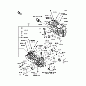 Схема узла: Картер двигателя для Kawasaki VN1700 VN1700 Classic Tourer ABS