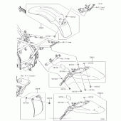 Схема вузла: Крило для Kawasaki KLX140 KLX140