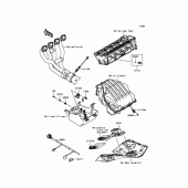 Схема вузла: Fuel Injection для Kawasaki ZX1000 Ninja 1000 ABS