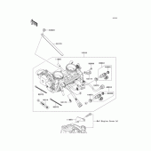 Схема вузла: Throttle для Kawasaki EX400 Ninja 400R