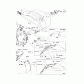 Схема узла: Крыло для Kawasaki KLX140 KLX140L