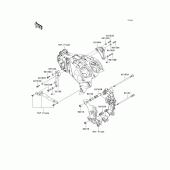 Схема узла: Крепление двигателя для Kawasaki ZX1400 Ninja ZX-14