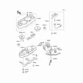 Схема вузла: Meter(s) для Kawasaki ZG1000 Concours
