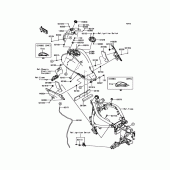 Схема вузла: Паливний бак для Kawasaki EN650 Vulcan S ABS SE