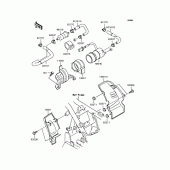 Схема вузла: Fuel pump для Kawasaki VN250 Eliminator 250V