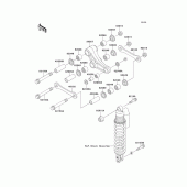 Схема вузла: Підвіска для Kawasaki KX100
