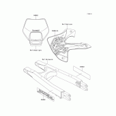 Схема узла: Decals(klx300-a6) для Kawasaki KLX300R