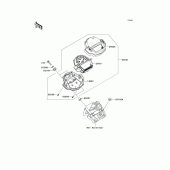 Схема вузла: Meter(s) для Kawasaki ER650 ER-6N ABS