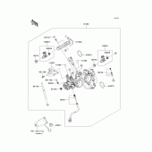 Схема вузла: Throttle для Kawasaki EX250 Ninja 250R
