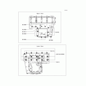 Схема вузла: Болти картера двигуна для Kawasaki ZR1000 Z1000